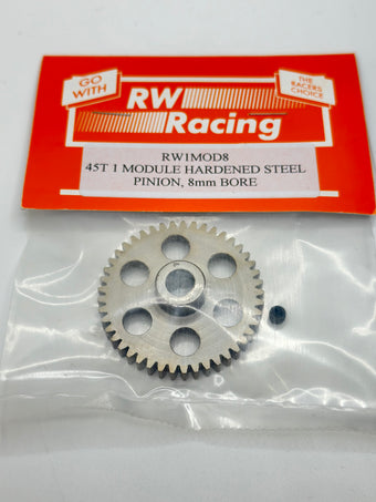 compare product RW Racing pinions 8mm