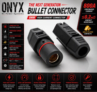 Onyx 8mm Bullet 800amps Starter Pack of 5